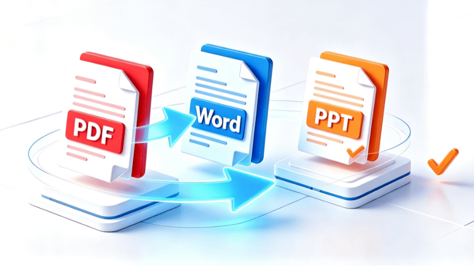 PDF转 Word:PPT小程序图
