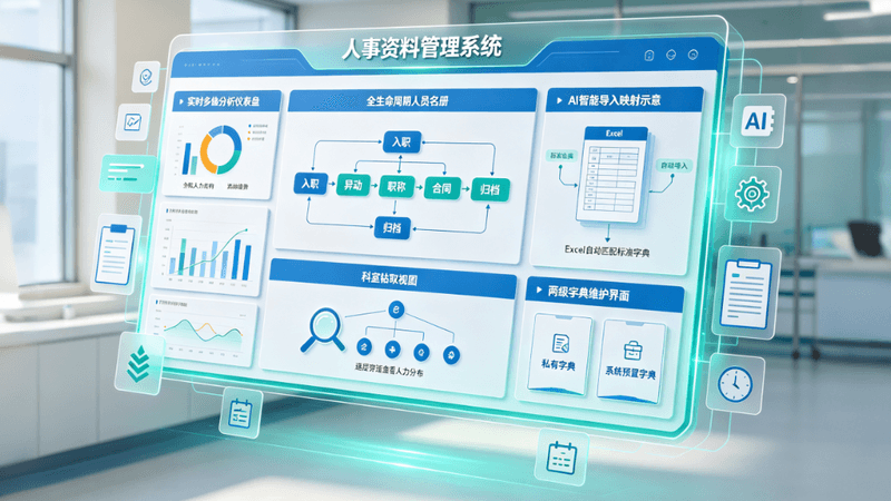 人事资料管理小程序图