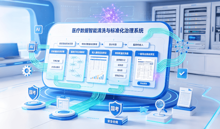 医疗数据智能清洗与标准化治理小程序图