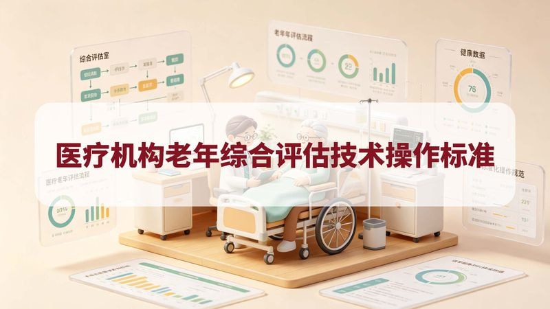 医疗机构老年综合评估技术操作标准