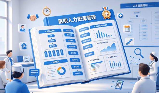 医院人力资源管理电子书封面图