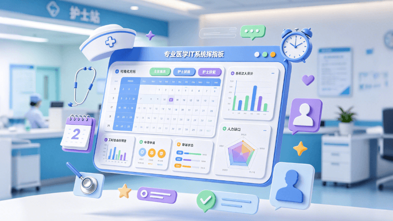 智能护理排班小程序图