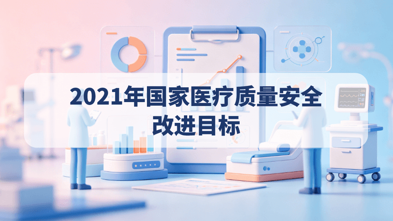 2021年国家医疗质量安全改进目标
