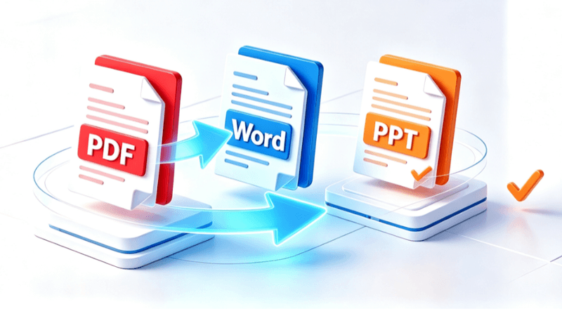 PDF转 Word:PPT小程序图
